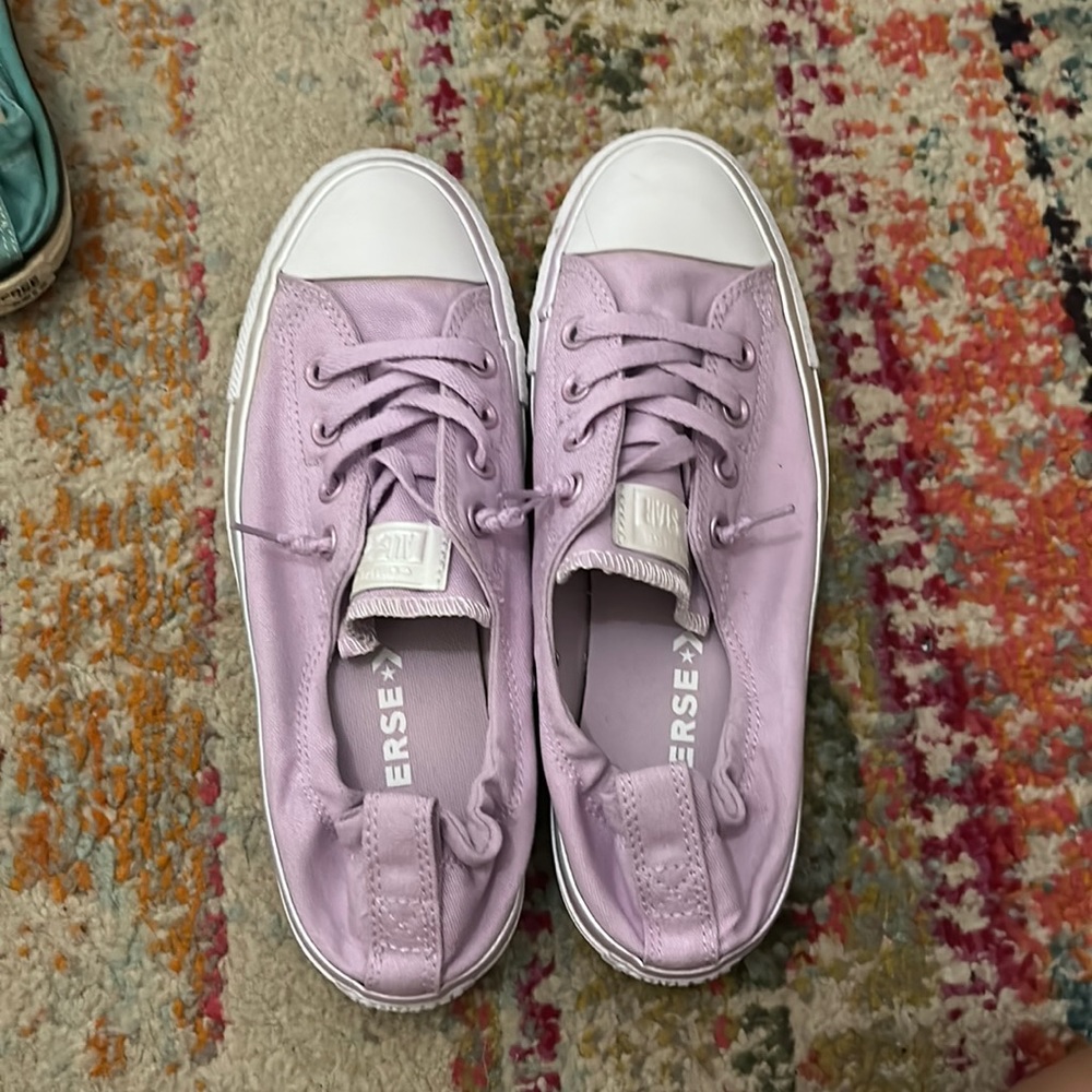 Lavender converse